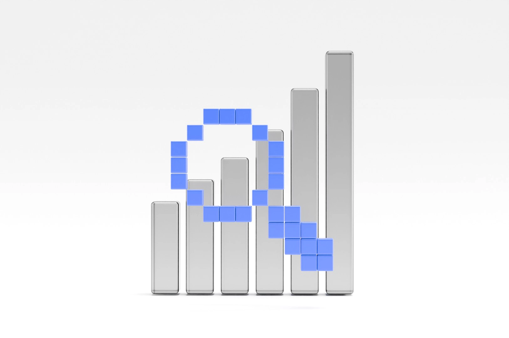 Website analytics graph